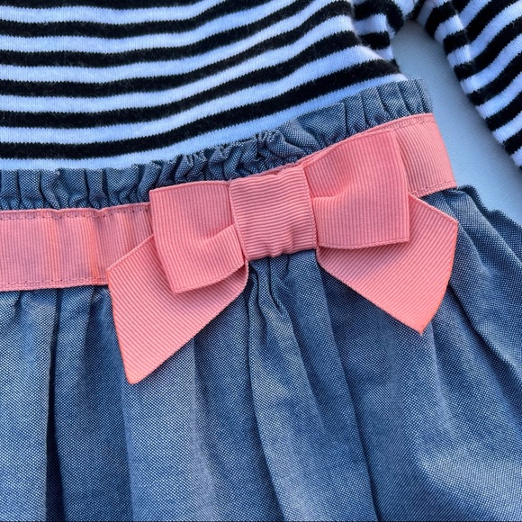 Gymboree Baby Girls 18-24 Month Cotton Denim Look Dress - Picture 3 of 11